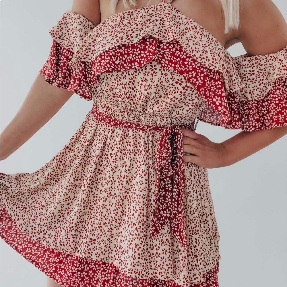 FLASH SALE Boho Could Shoulder Dress